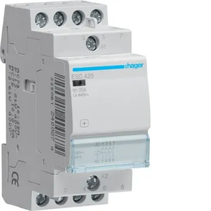 HAGER ELECTRO 25A KONT. 4NO resmi