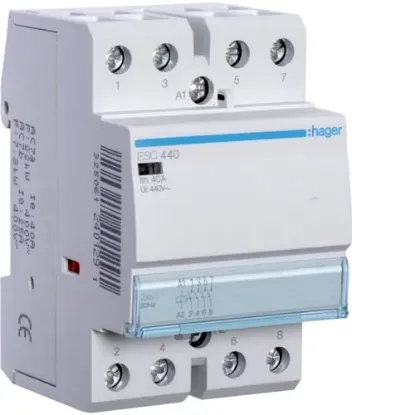 HAGER ELECTRO 40A KONT. 4NO resmi