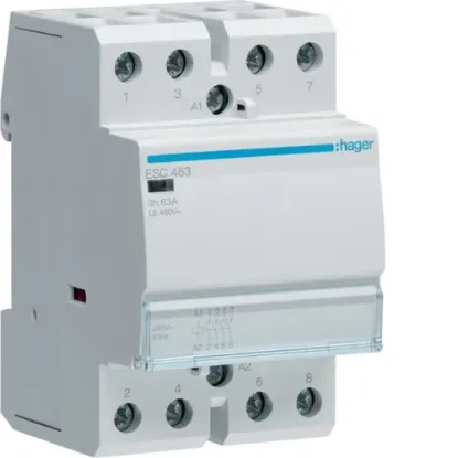 HAGER ELECTRO 63A KONT. 4NO resmi