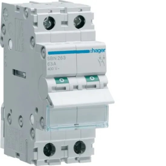 HAGER  ELECTRO 2X63A ISOLATOR resmi