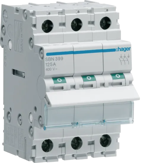 HAGER ELECTRO 3X125A ISOLATOR resmi