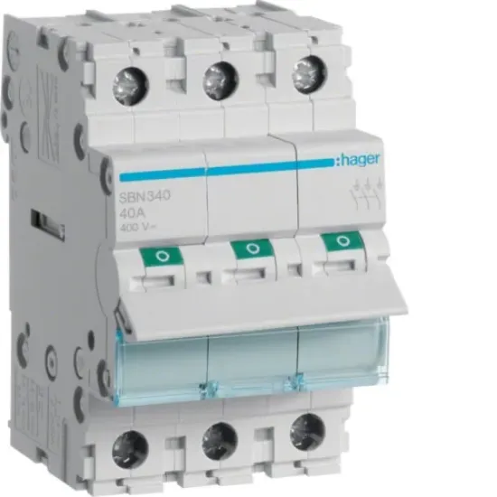HAGER ELECTRO 3X40A ISOLATOR resmi