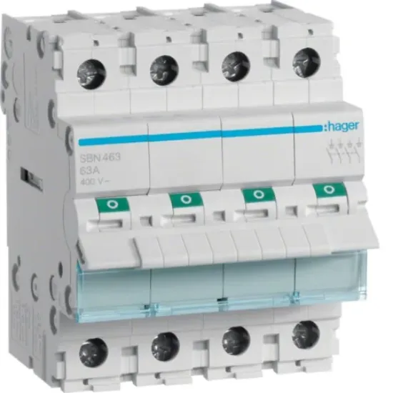 HAGER ELECTRO 4X63A ISOLATOR resmi