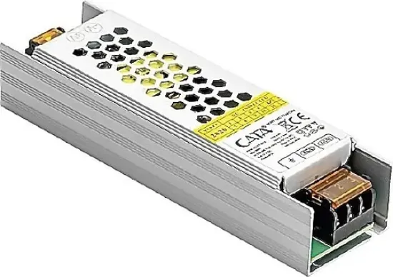 CATA 5 AMPER ŞERİT LED TRAFOSU (60W) SLİM MODEL resmi