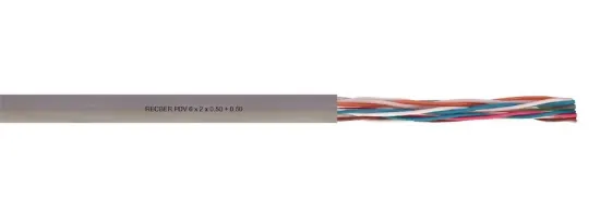 Teltex PDV 1x2x0,50+0,50 mm 3 Tellİ Telefon Kablosu resmi
